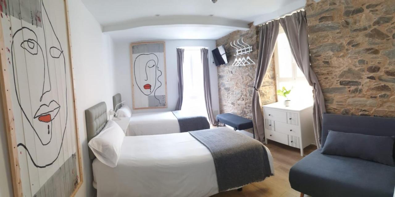 Hotel A Falua Puentedeume Bagian luar foto