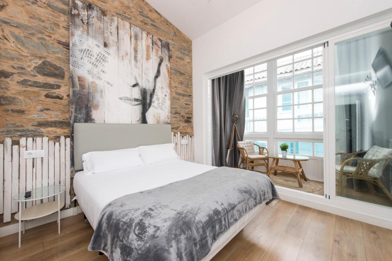 Hotel A Falua Puentedeume Bagian luar foto